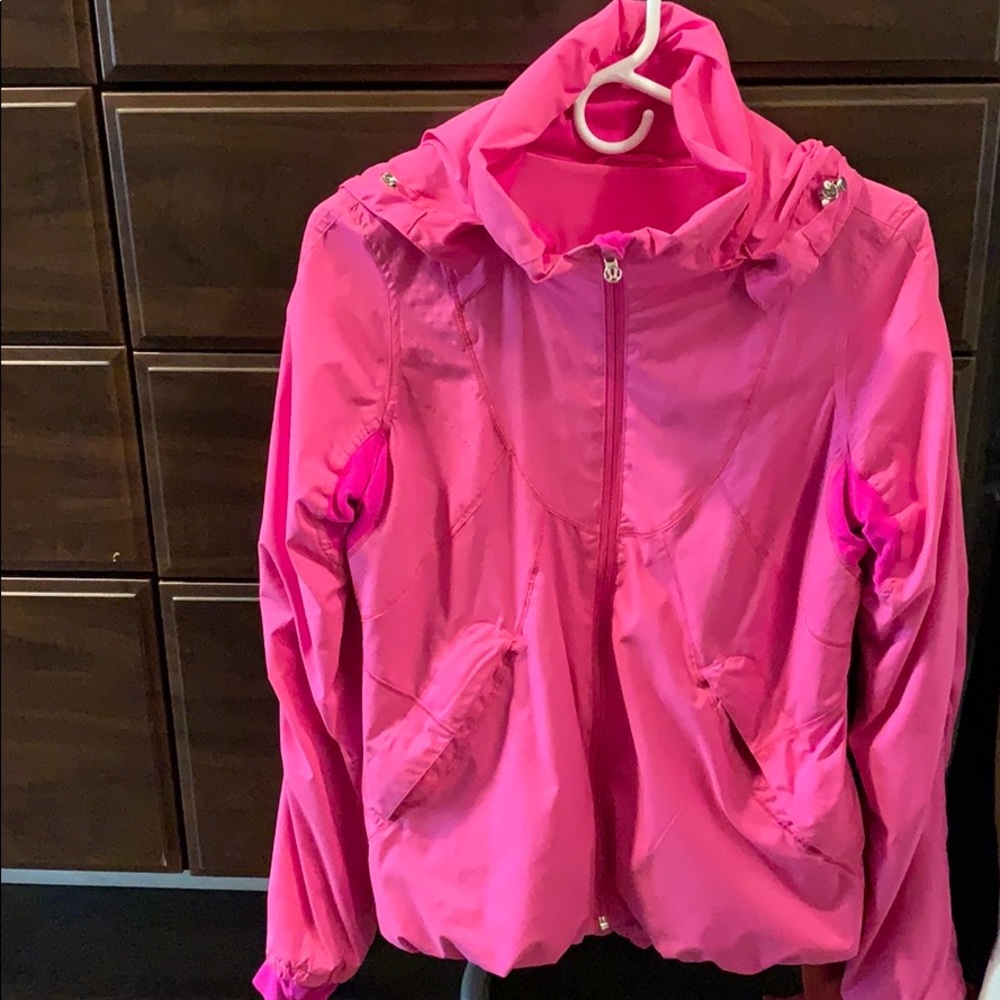 Hot pink Lululemon jacket